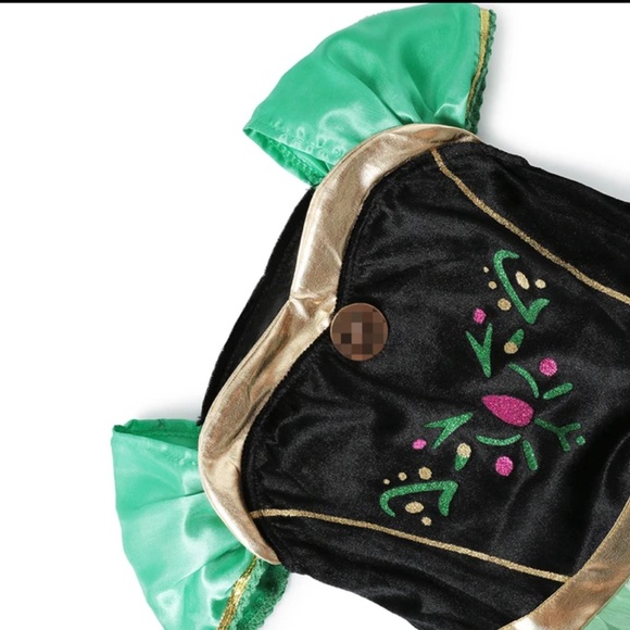 Frozen Disney Princess Anna Make believe Costume for Dress up Christmas Gift - Picture 5 of 7